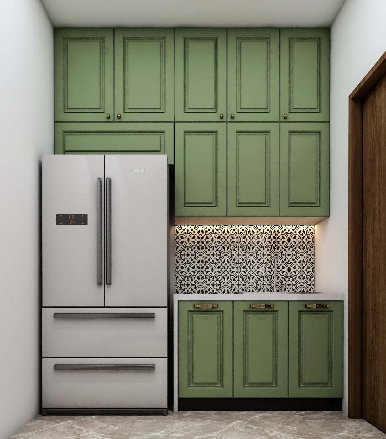 Modular kitchen design 6 by Vastva Studio