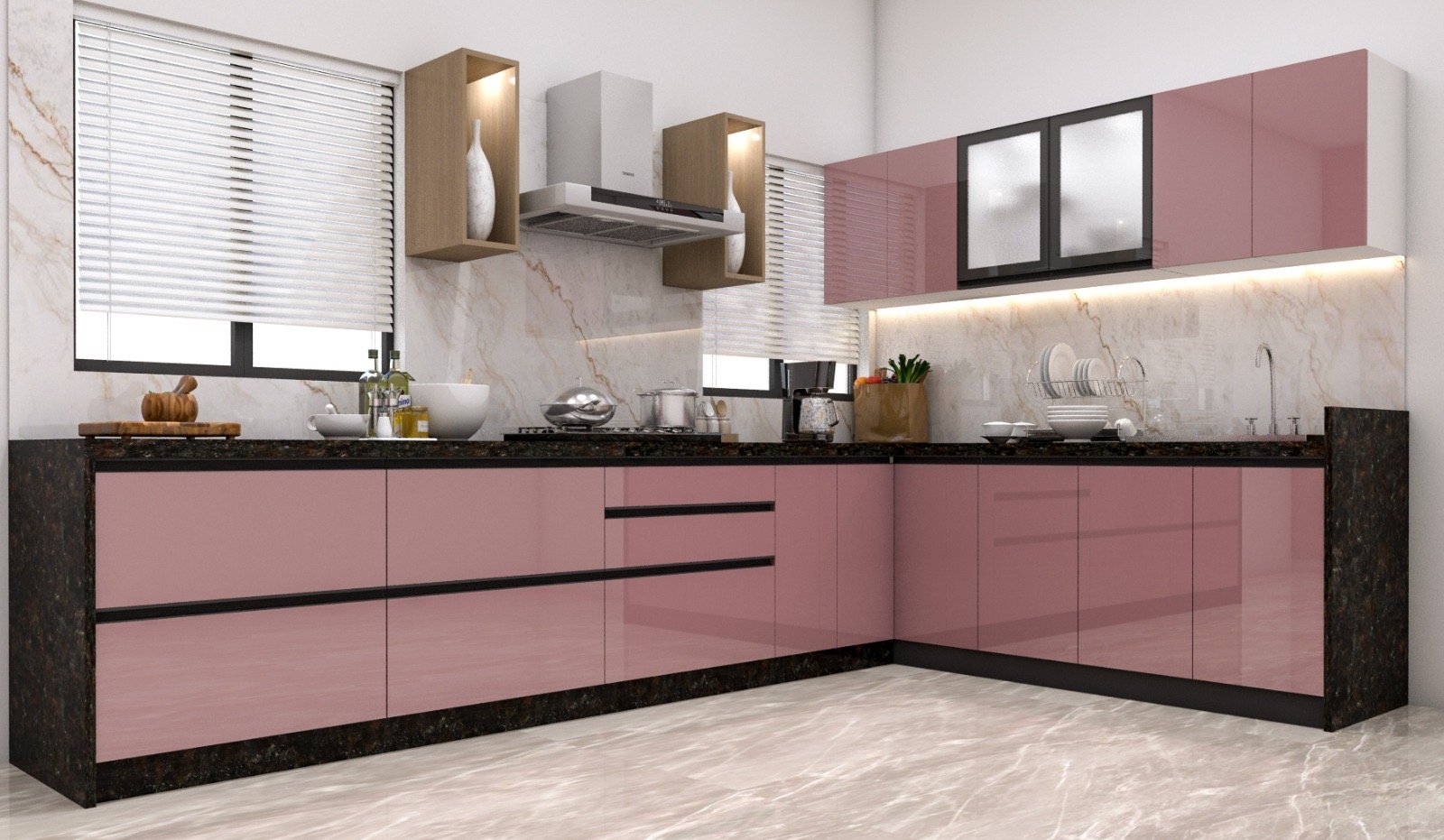 Modular kitchen design 7 by Vastva Studio