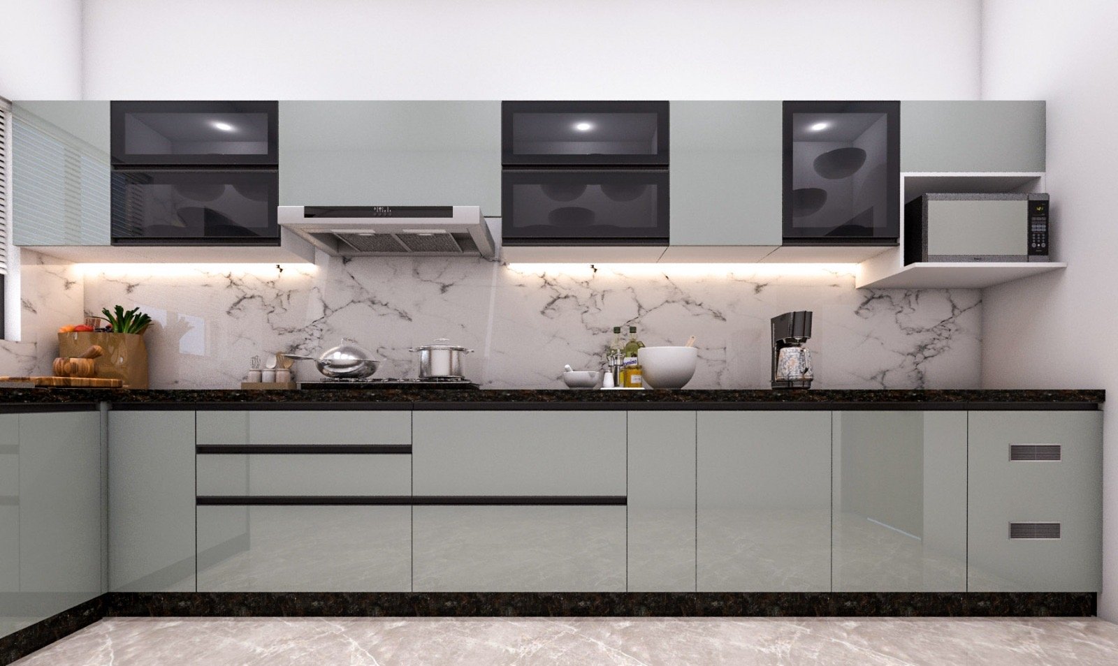 Modular kitchen design 9 by Vastva Studio