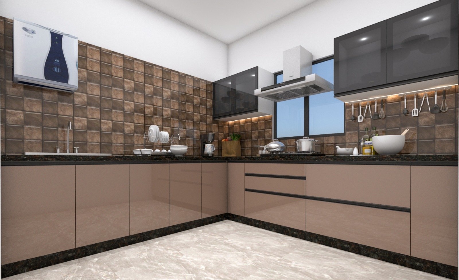 Modular kitchen design 16 by Vastva Studio