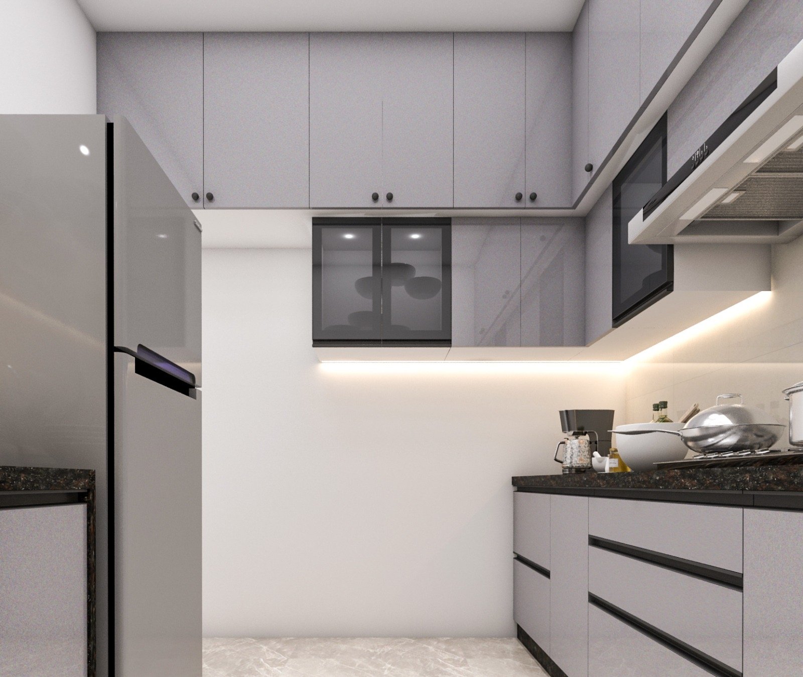 Modular kitchen design 20 by Vastva Studio