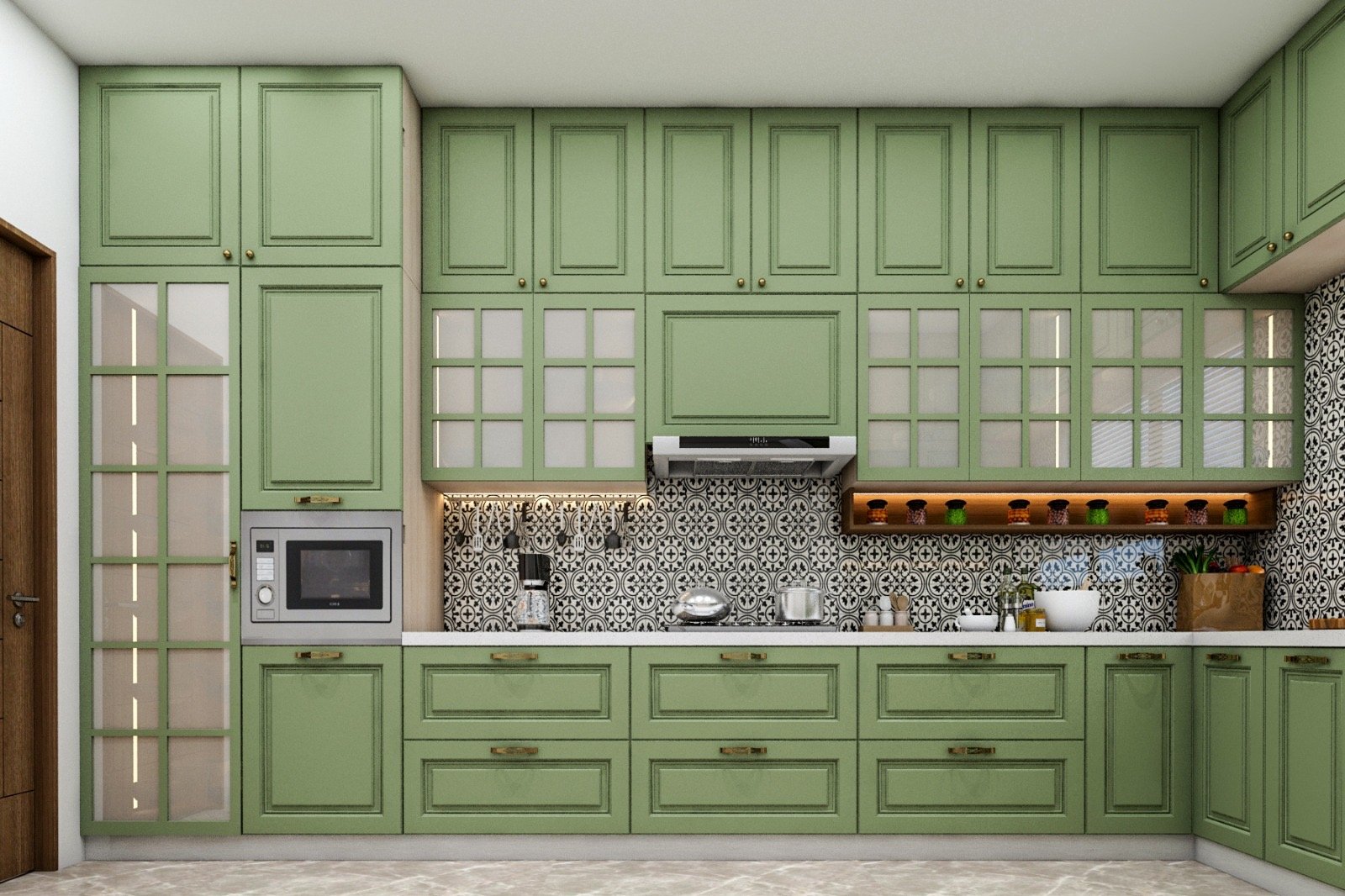 Modular kitchen design 21 by Vastva Studio