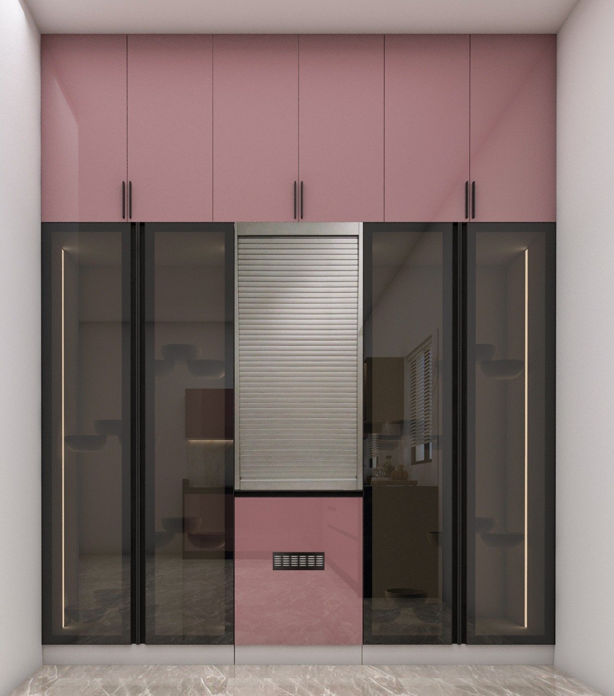 Custom wardrobe design 3 by Vastva Studio