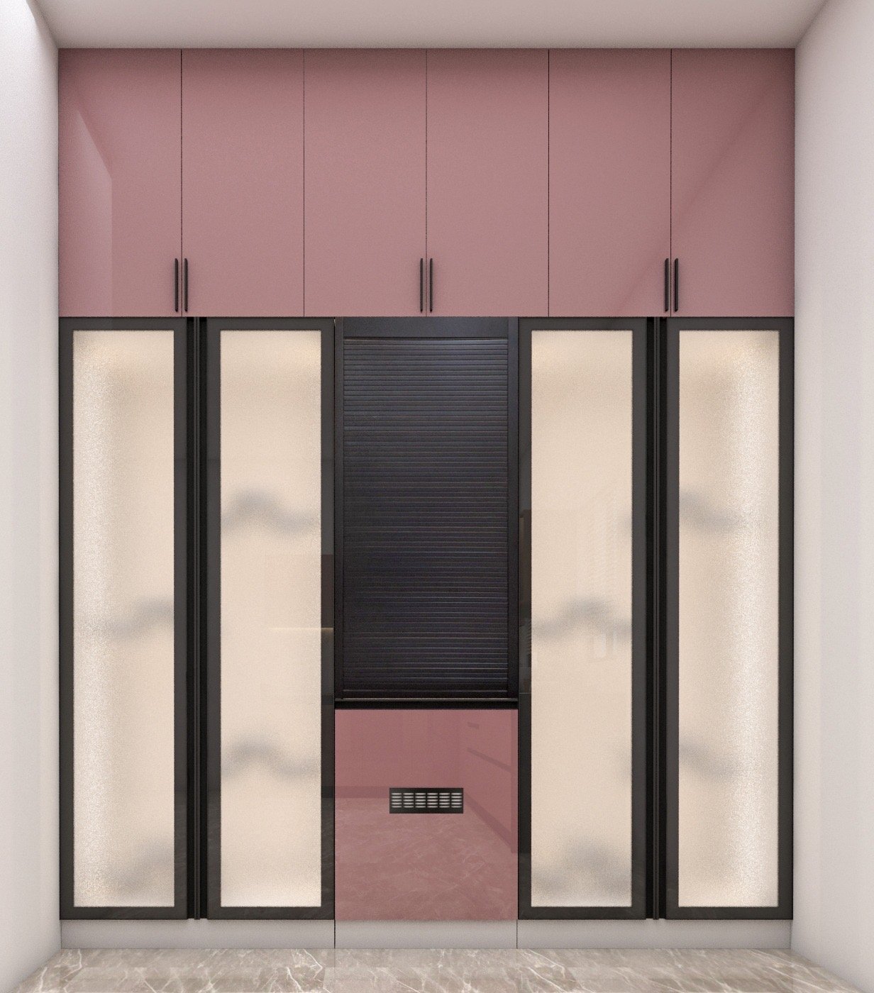 Custom wardrobe design 4 by Vastva Studio
